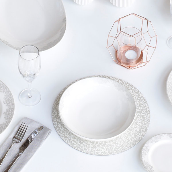 Denby Monsoon Filigree Wood Floral Round Placemat & Reviews Wayfair.co.uk